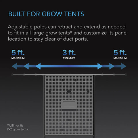 AC Infinity Grow Tent Gear Board, Equipment And Cable Wall Organizer