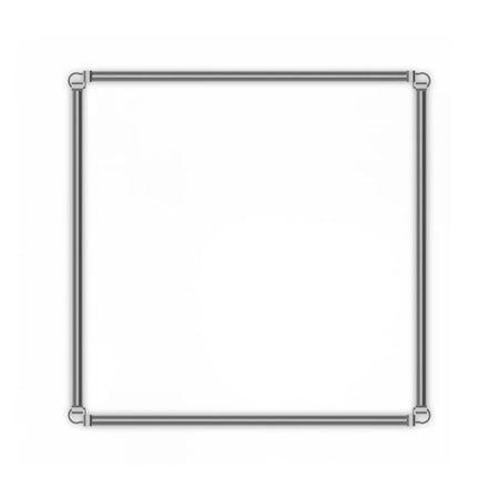 AC Infinity Grow Tent Trellis Net Support Mounting Bars, 2X2'