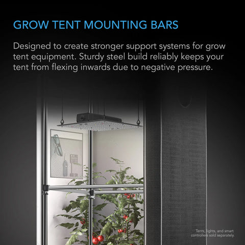 AC Infinity Grow Tent Mounting Bars for 2' x 2' Tents