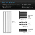 AC Infinity Grow Tent Trellis Net Support Mounting Bars, 3X3'
