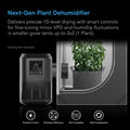 AC Infinity HYDRONE 3 grow tent dehumidifier with smart VPD and humidity control