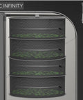 AC Infinity Hanging Herb Drying Rack, 4 Tiers, 24" Diameter