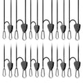 AC Infinity heavy-duty adjustable rope clip hangers six pairs AC-RHA3-12