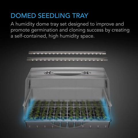 AC Infinity Heavy Duty Germination Kit w LED Grow Light Bars