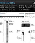 AC Infinity IONBEAM S16 Full Spectrum 16" LED Grow Light Bars | Pack of 4