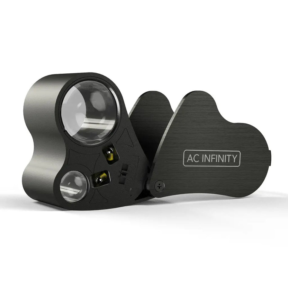 AC Infinity Jewelers Loupe, Pocket Magnifying Glass With Led Light & Dual Lenses