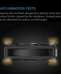 AC Infinity Multifan S3-P, Quiet AC-Powered Cooling Fan, 120mm
