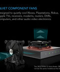 AC Infinity Multifan S7-P, Quiet AC-Powered Cooling Fan, Dual 120mm