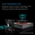AC Infinity Multifan S7-P, Quiet AC-Powered Cooling Fan, Dual 120mm