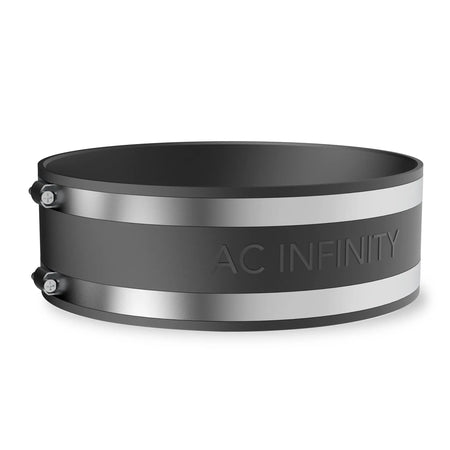 AC Infinity Noise Reduction Clamp, Duct Coupler With Stainless Steel Clamps, 8-Inch