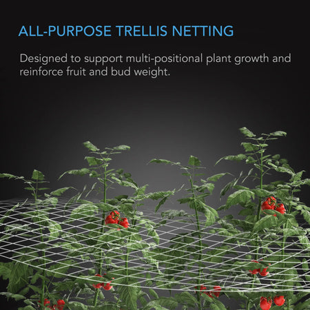 AC Infinity Polyester Plant Trellis Netting, 5' x 15'
