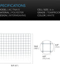 AC Infinity Polyester Plant Trellis Netting, 5' x 15'