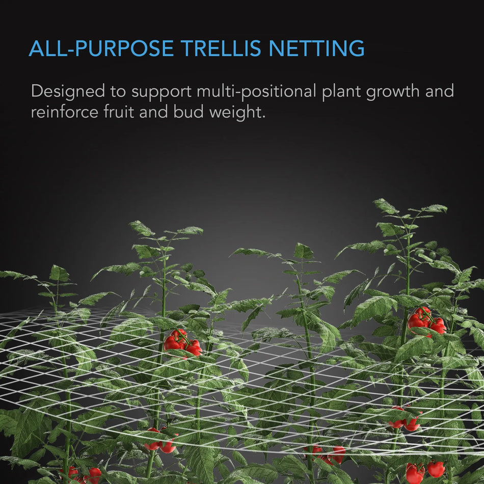 AC Infinity Polyester Plant Trellis Netting, 5' x 30'