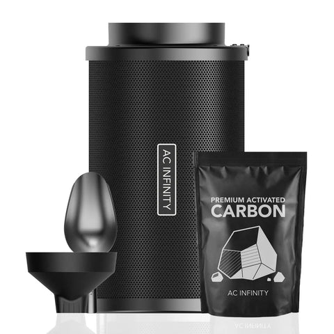 AC Infinity 8-inch refillable carbon filter kit AC-RCF8