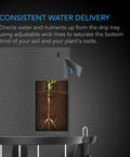 AC Infinity Self-Watering Fabric Pot Planter Base XL | Pack of 4