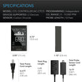 AC Infinity Smart Outlet Carbon Dioxide Monitor and Controller for CO2 Regulators and Inline Fans