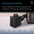 AC Infinity THERMOFORGE S7 Plant Heater 1000W w/ 10 Heating and Air Intake Levels