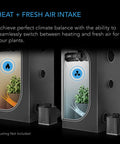 AC Infinity THERMOFORGE S7 Plant Heater 1000W w/ 10 Heating and Air Intake Levels