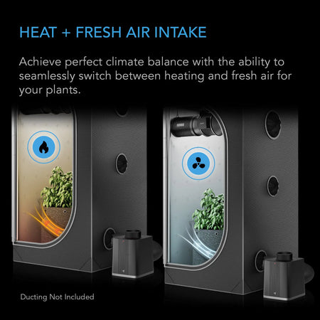 AC Infinity THERMOFORGE S7 Plant Heater 1000W w/ 10 Heating and Air Intake Levels