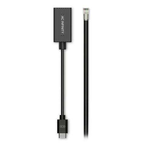 AC Infinity UIS Lighting Adapter Type-A, For RJ11/12 Connector Lights With PWM or 0-10V Dimmers