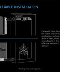 AC Infinity Window Duct Kit, Adjustable Vent Port For Inline Fans