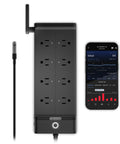AI Environment Controller, Smart WiFi 8 Plug Outlet, Dual-Zone Temperature Humidity, ON/OFF AI Programming, 1800W (Copy)