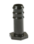 Close-up of Active Aqua AAST50 1/2 inch black tubing stopper