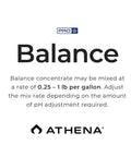 Athena® Pro Line, Balance