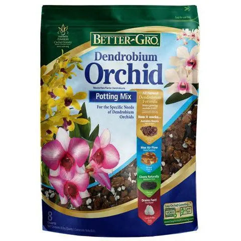 Better-Gro Dendrobium Orchid Potting Mix, 8qt