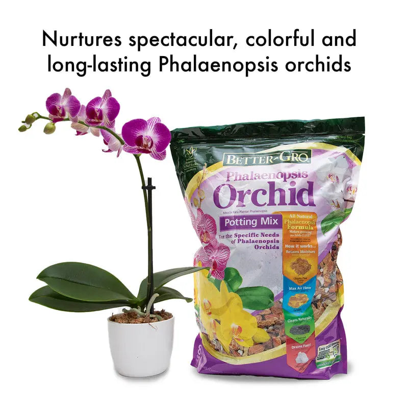 Better-Gro Phalaenopsis Orchid Potting Mix, 8qt