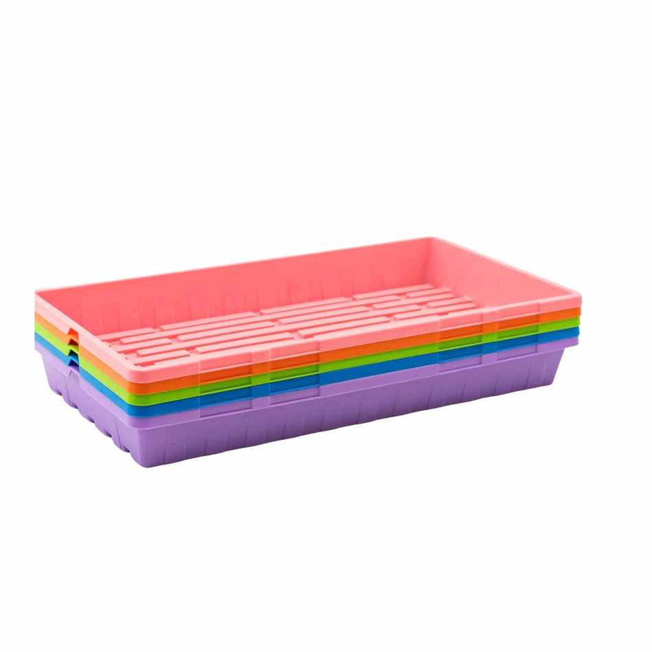 Bootstrap Farmer 1020 Seed Starting Trays, No Holes | Assorted Colors