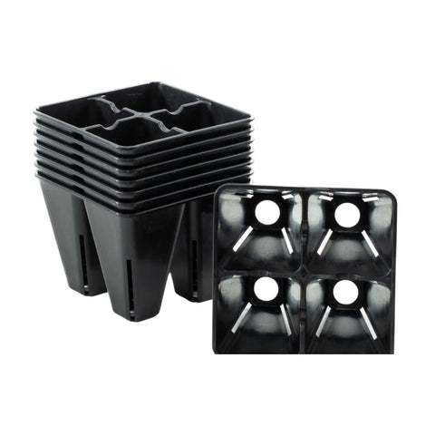 Bootstrap Farmer 4 Cell Plug Tray Inserts | Black