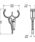 Botanicare Header Lock for Hydroponic Trays | Pack of 25