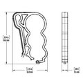 Botanicare Irrigation Line Lock for Hydroponic Trays | Pack of 25