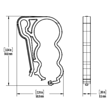 Botanicare Irrigation Line Lock for Hydroponic Trays | Pack of 25
