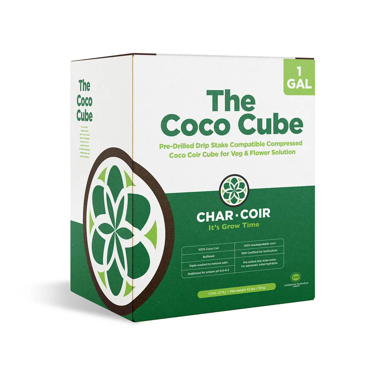 CHAR COIR Coco Cube, 1 Gallon