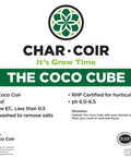Char Coir Coco Cube, 1 Gallon