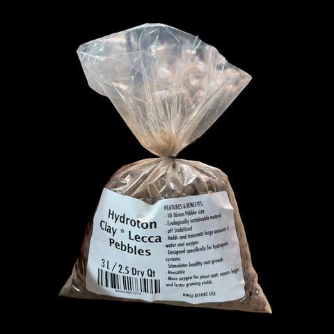 Clay Pebbles Lecca Hydroponic Planter Rocks, 3L