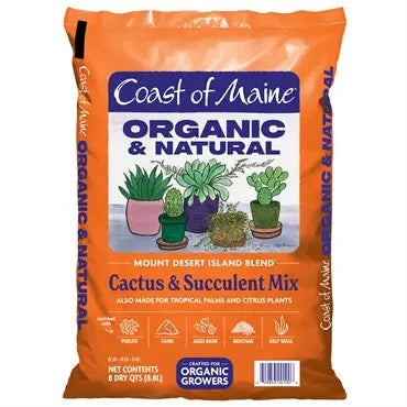 Coast of Maine Mount Desert Island Blend Organic Cactus & Succulent Mix 8 qt