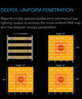 Copy of AC Infinity IONFRAME EVO4, Samsung LM301H EVO Commercial LED Grow Light 3x3, 300W
