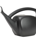 Deluxe MidMod Black Watering Can, 2 gal