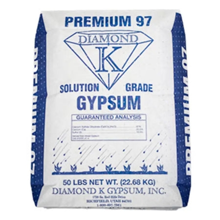 Diamond K Premium 97 Solution Grade Gypsum, 50lb