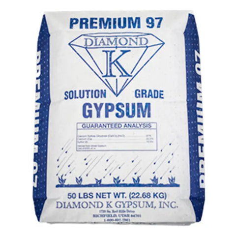 Diamond K Premium 97 Solution Grade Gypsum, 50lb