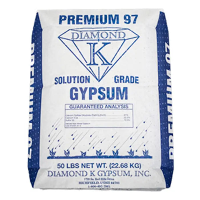 Diamond K Premium 97 Solution Grade Gypsum, 50lb