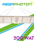 MEGAPHOTON LED Grow Light Full Spectrum/2.5umol/Dimmable, 200W