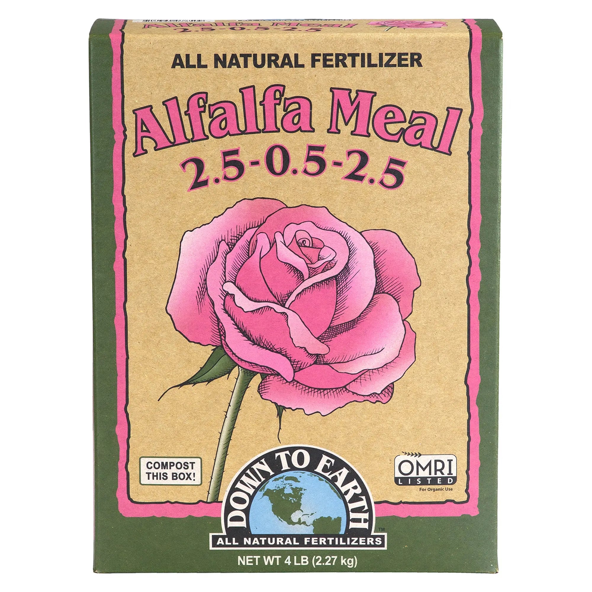 Down To Earth Alfalfa Meal 2-0-1 All Natural Fertilizer - Thumbnail 2
