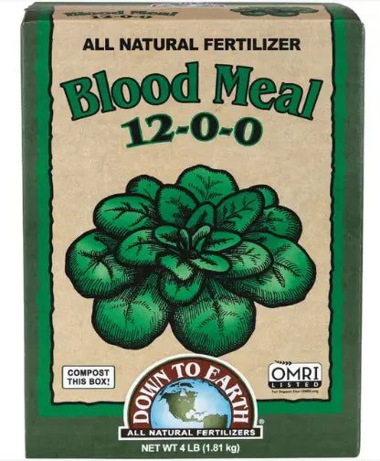 Down To Earth Blood Meal 12-0-0 Organic Nitrogen Fertilizer