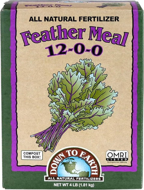 Down To Earth Feather Meal 12-0-0 Organic Nitrogen Fertilizer