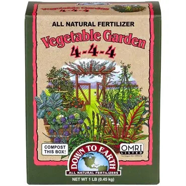 Down To Earth Vegetable Garden