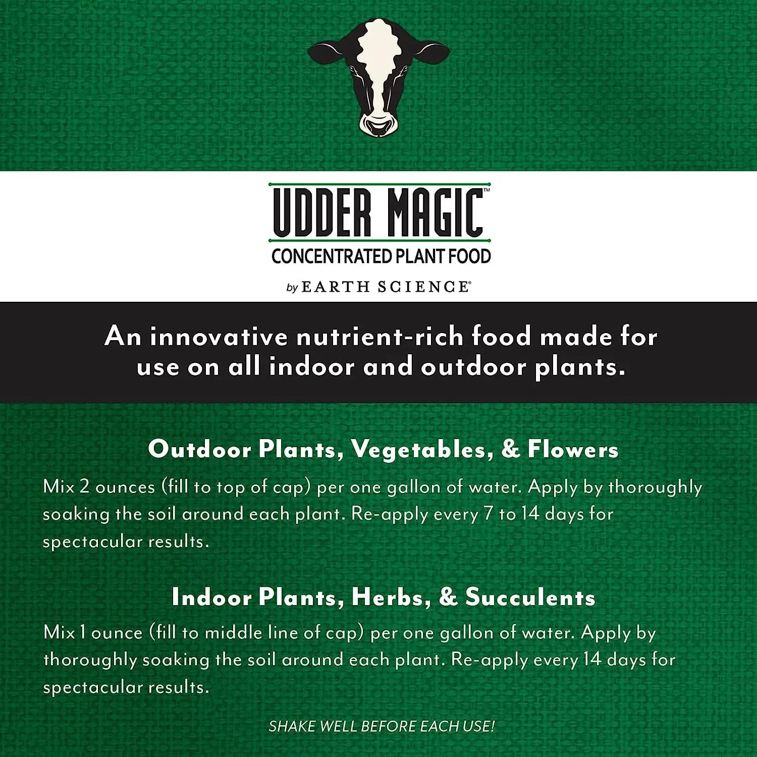 Earth Science® Udder Magic Liquid Plant Food, 24 oz